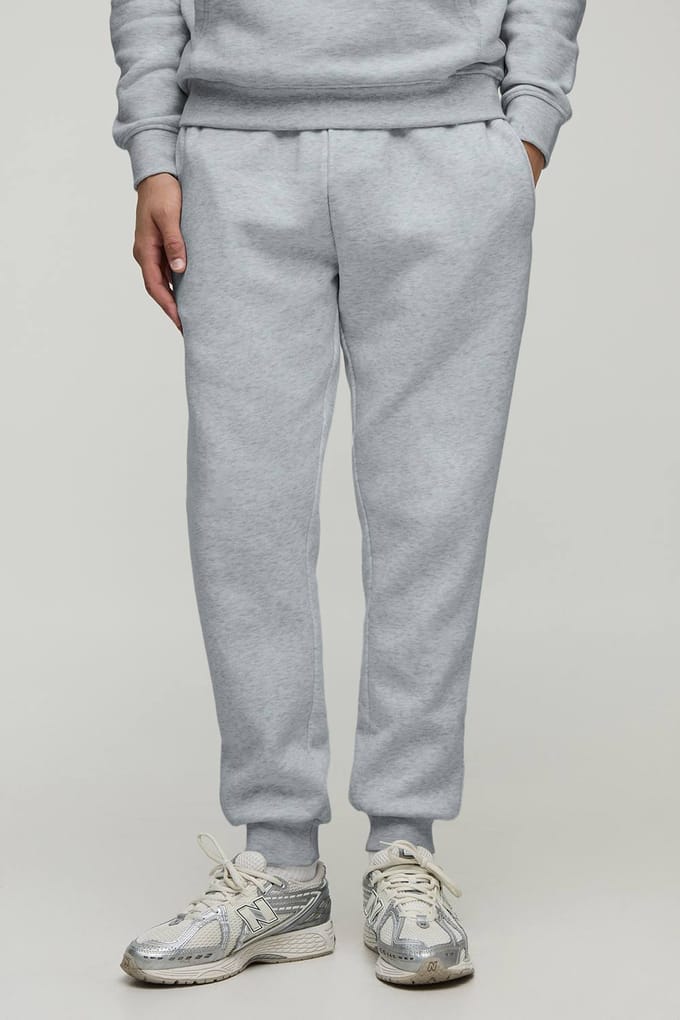 Essential Slim Fit Jogger | Grey Marl | Size XS