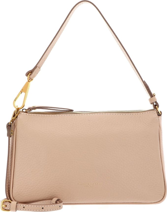 GIANNI CHIARINI Leren Schoudertas Brooke Shoulderbag Cream Crème
