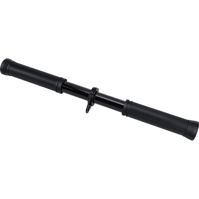 Rechte Bar Ergonomisch Antislip Rubber Staal Triceps Pull-Down Bar voor Kabelmachine Bevestiging black