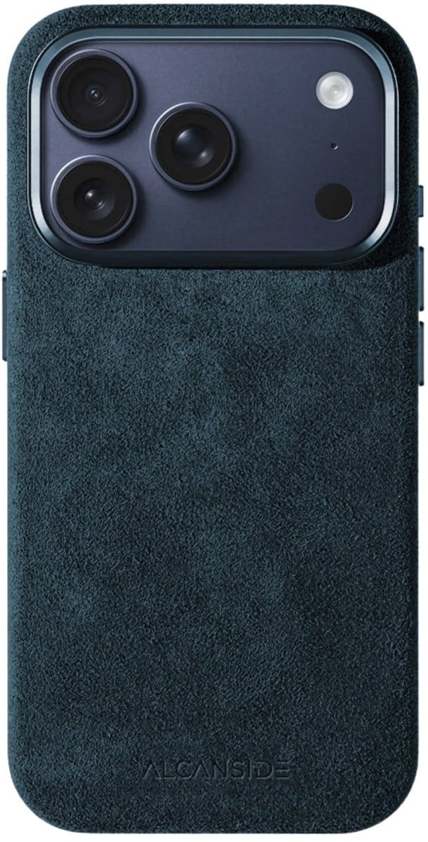 iPhone Alcantara Case - Navy Blue