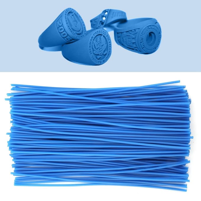 Dewax Wax Line Sieraden Modelleren Maken Ring Modelleren Maken Gereedschap (2 mm) blue