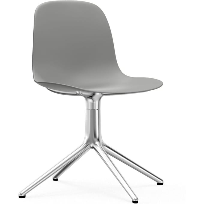 Normann Copenhagen - Form Draaistoel - grijs - aluminium - 4 - 6 Wochen