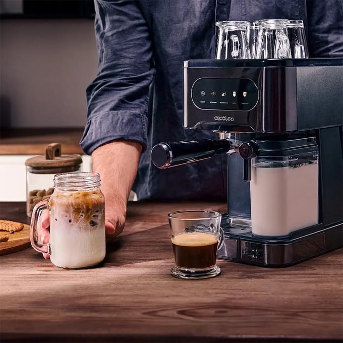Cecotec Power 20 Coldbrew Latte Espressomachine Zilver One Size / EU Plug 220V