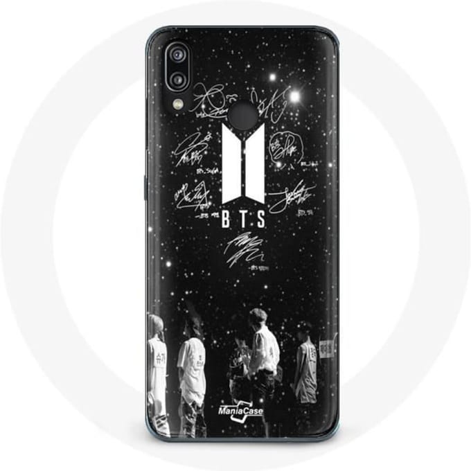 Coque - BTS - Huawei P20 Lite - Souple - Noir - Membres BTS
