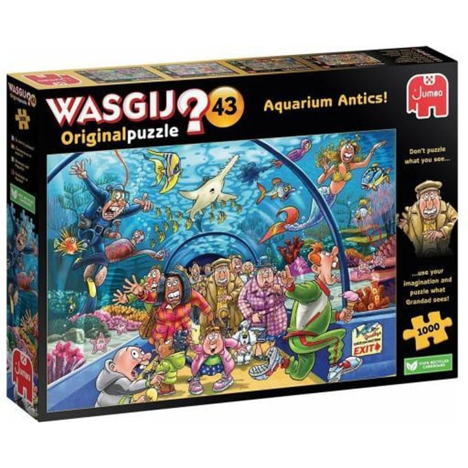 Wasgij Original 43 - Aquarium Capriolen! - 1000 stukjes puzzel - Legpuzzel