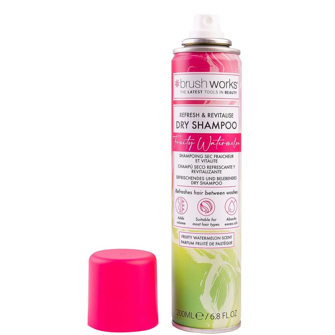 brushworks Refresh &amp; Revitalise Fruity Watermelon Dry Shampoo 200 ml