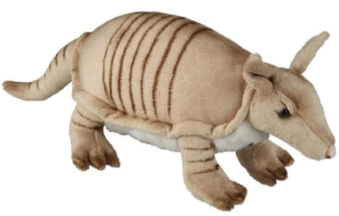 Ravensden Knuffel Gordeldier - 28 cm - pluche - Armadillen - knuffeldier