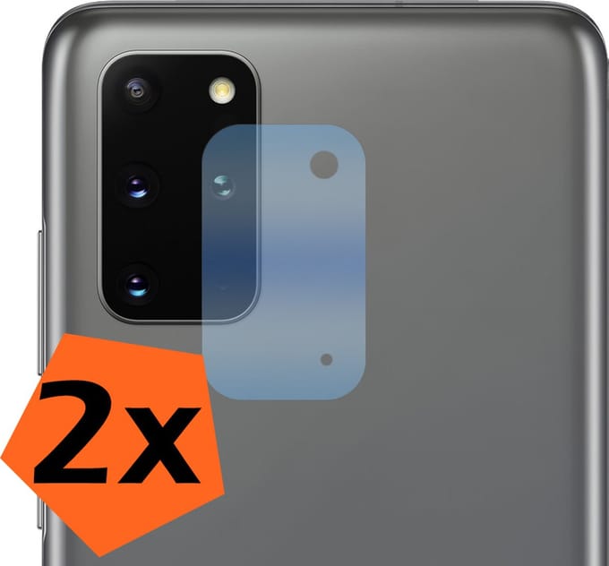 Camera Lens Protector - 2 Stuks - Geschikt voor Samsung Galaxy S20 Plus - Camera Screenprotector - Gehard Glas - Beschermglas - Tempered Glass - Screen Protector