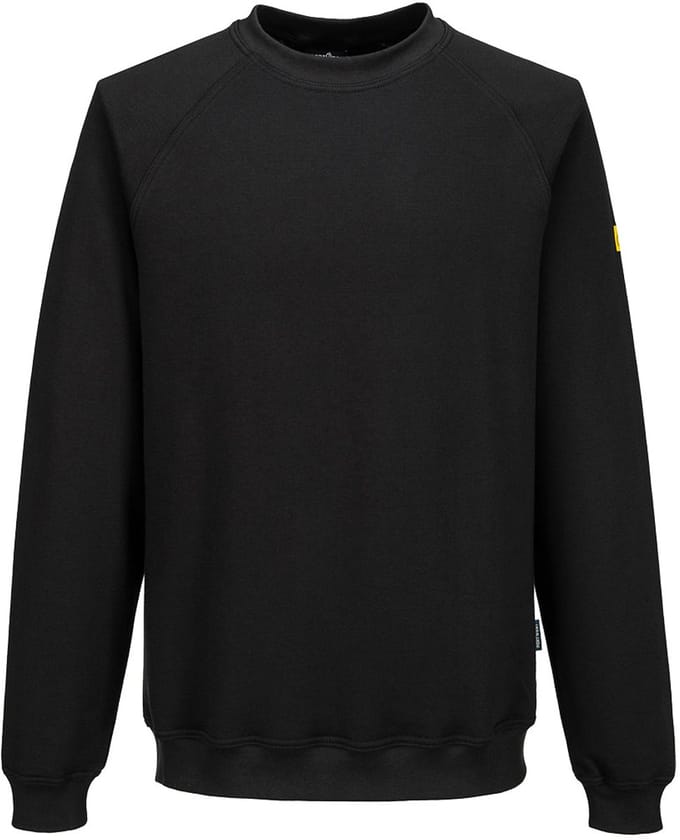 Portwest Anti-statisch ESD Sweatshirt AS24 - Zwart - S