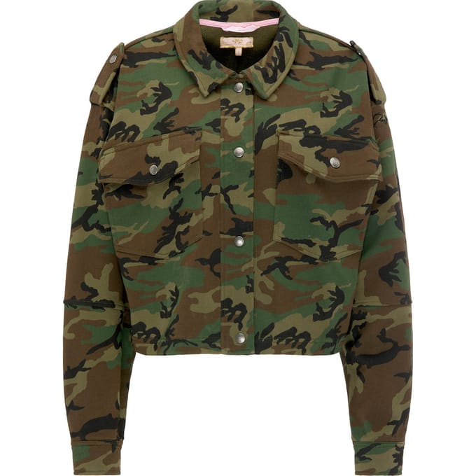 Mymo Zweetjasje Dames camouflage aop