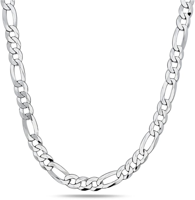 Juwelier Zwartevalk zilveren figaro schakel ketting - 25.156-8.0mm/60cm