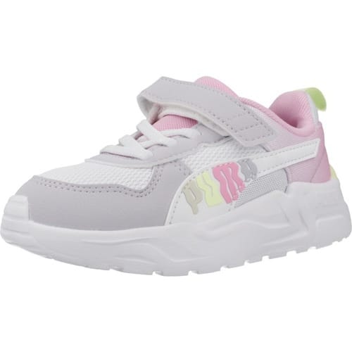 Puma Trinity 2 LT AC+ meisjes sneakers roze geel