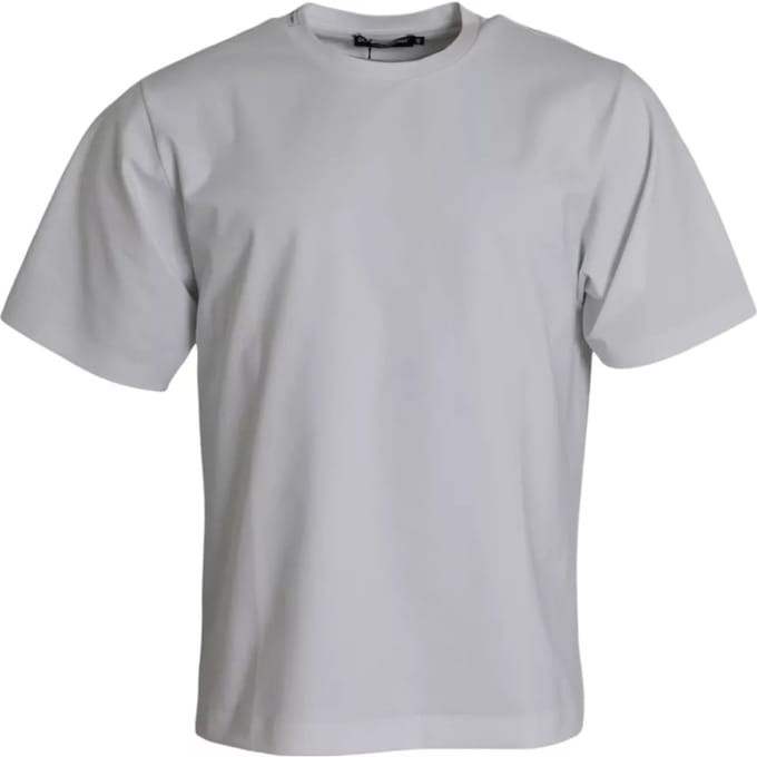 Katoenen T-shirt Korte Mouwen Ronde Hals