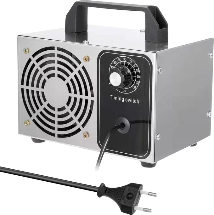 Ozongenerator - Ozon generator luchtreiniger - 32 g/h - Zilver - 20×13,5×17,5 cm