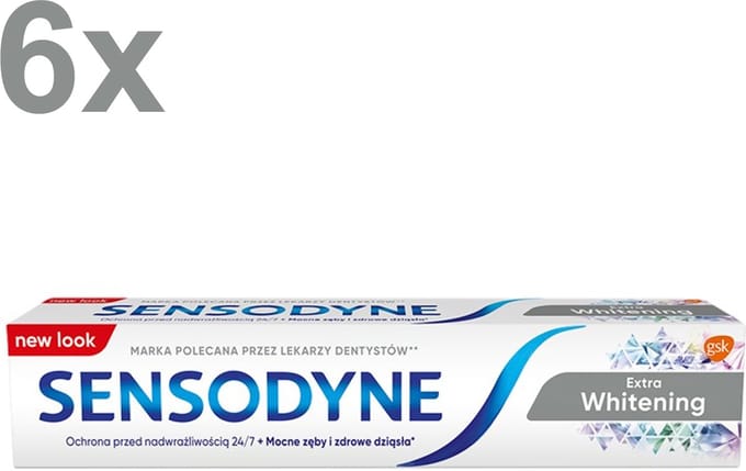 Sensodyne Tandpasta - Gentle Whitening - 6 x 75 ml