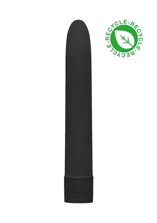 Shots - Natural Pleasure Biologisch Afbreekbare Vibrator - 18 cm black