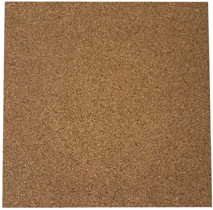 Kurk & Co prikbord | 50 x 50 | Kwaliteitskurk op MDF | Inclusief ophangsysteem | 2 stuks |