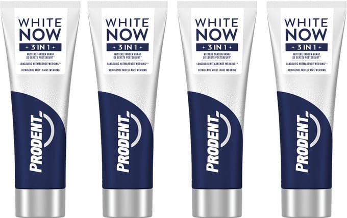 Prodent Tandpasta - White Now 3IN1 - 4 x 75 ml