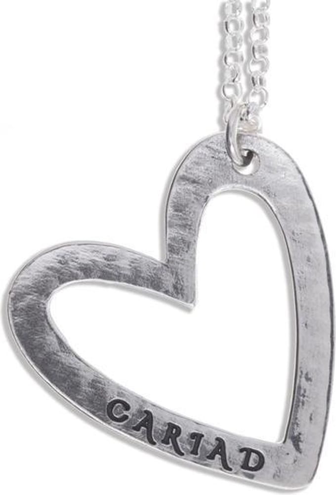 Cariad hart zilveren hanger , Hart zilveren hanger