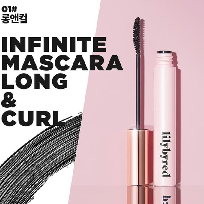 [lilybyred] AM 9 tot PM 9 Infinite Mascara (01 Lang en Krul) 7g white