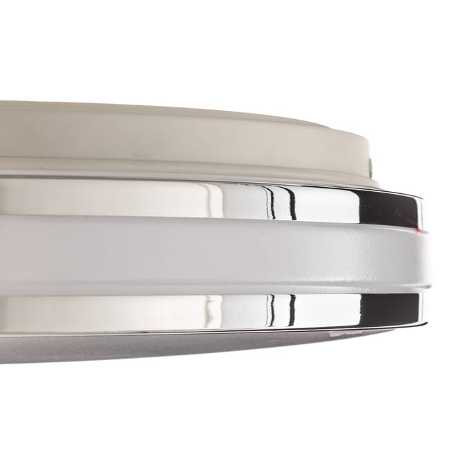 Arcchio Sinovu LED badkamer plafondlamp, chroom, 34 cm