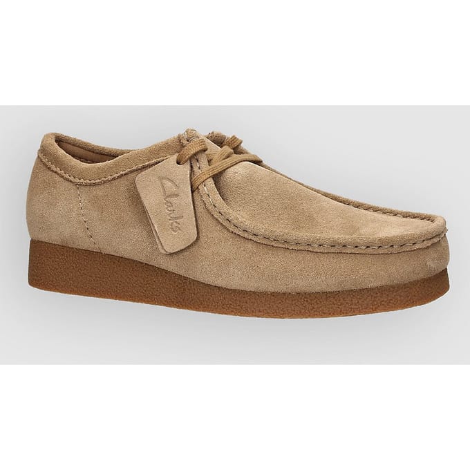 CLARKS WallabeeEVO Heren Veterschoenen - Suede - Bruin