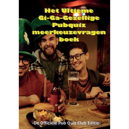 Het Ultieme Gi-Ga-Gezellige Pubquiz Meerkeuzevragen Boek - Albert Greinstein