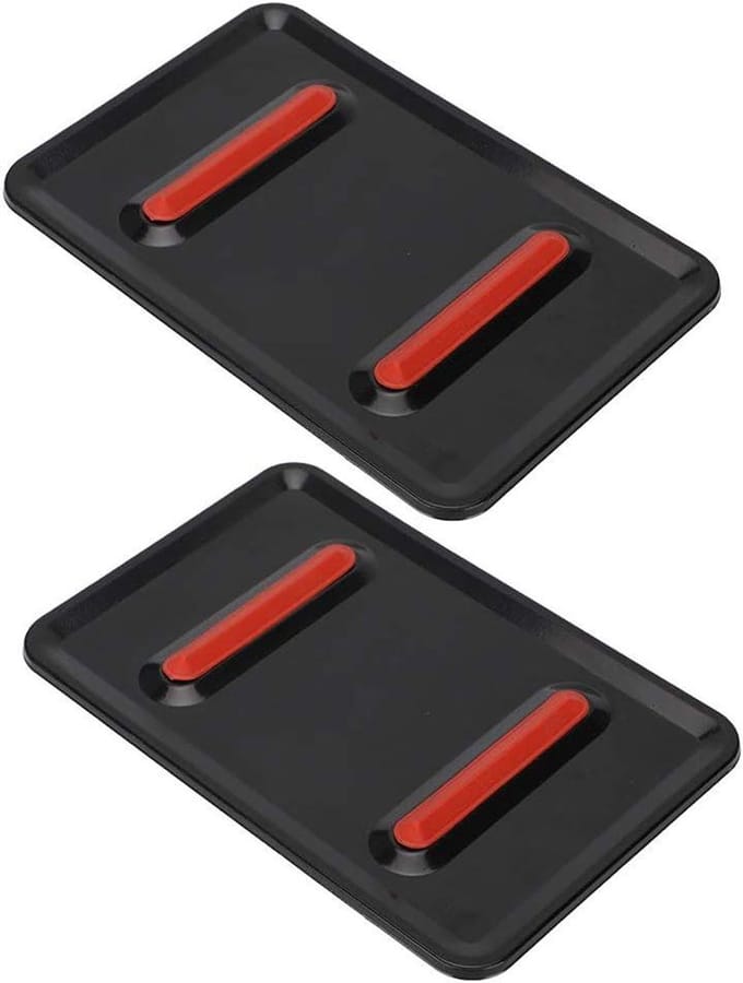 Warmte-isolatieplaat - Strijkijzer Accessoire - Veilig Strijken - Universele Pasvorm - 2 Stuks - Zwart