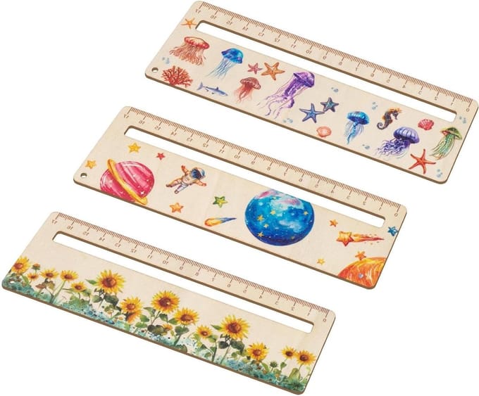 Leesstrips Set - Leeshulp Kinderen - Concentratie Verbeteren - Kleurrijk Design - 3 Stuks - C