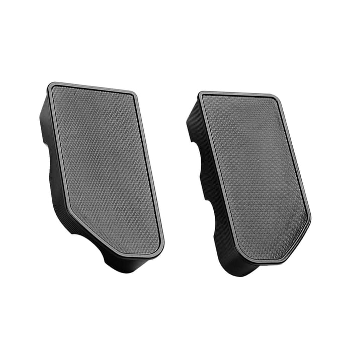 2 STUKS Bedrail Stake Pocket Covers, Bed Rail Stake Pocket Hole Plug Caps Vervanging voor Silverado zwart