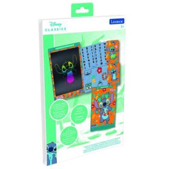 Stitch 11’’ meerkleurige leer- en teken-E-ink-tablet met sjablonen