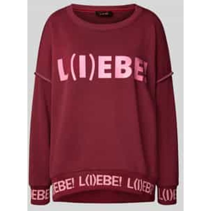 Oversized sweatshirt van puur katoen