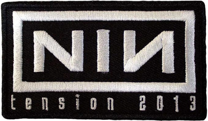 Nine Inch Nails - Tension 2013 Patch - Zwart/Wit