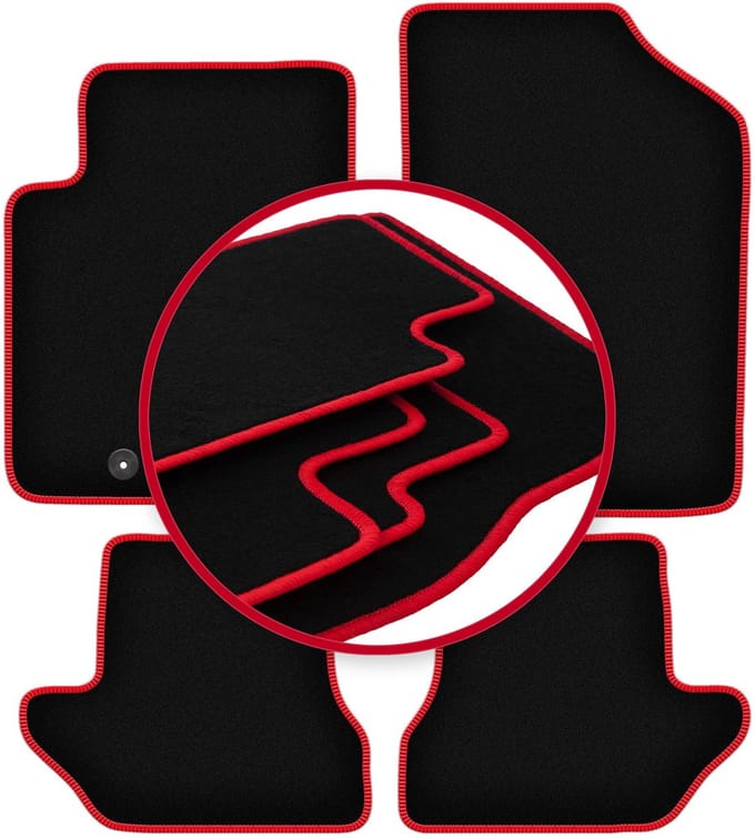 CARLUX-RED automatten voor: Citroen C3 Pluriel cabrio (2003-2010)