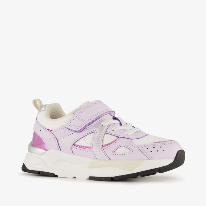 Blue Box meisjes sneakers wit paars - Maat 33