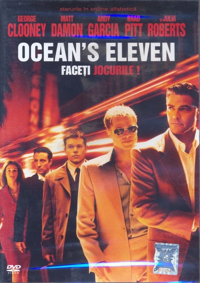 Oceans Eleven (Widescreen DVD, 2002) Julia Roberts