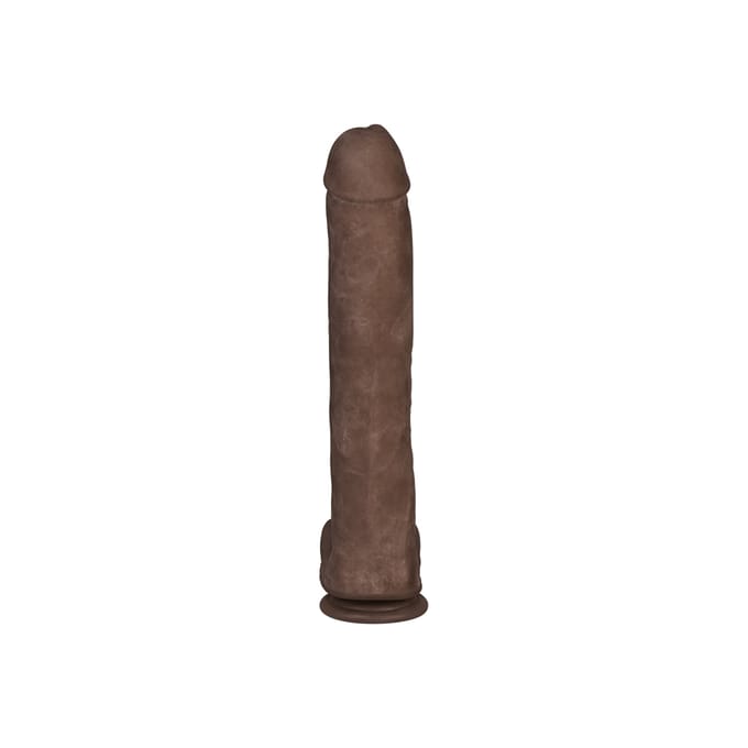 XXL Dildo Au Naturel Daddy 35 CM - Bruin