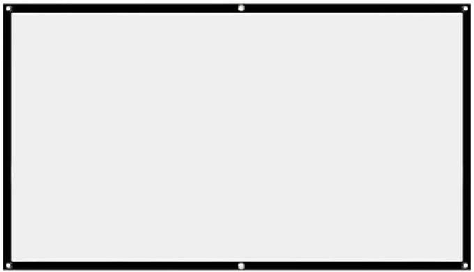 Projectiescherm - Thuisprojector scherm - Film Kijken - Verbeterde helderheid - 60 inch - Wit