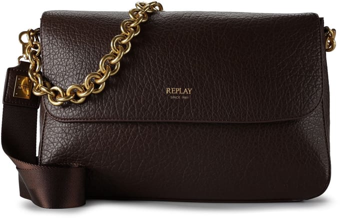 REPLAY schoudertas Crossbody Bag Java donkerbruin