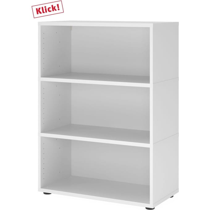 FlexWall | 3 OH | 3 x kastromp met stelvoeten - Wit