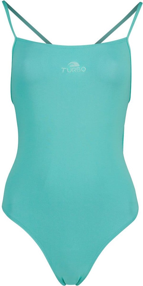 Turbo Sirene Plain Zwemkleding Groen L Vrouw