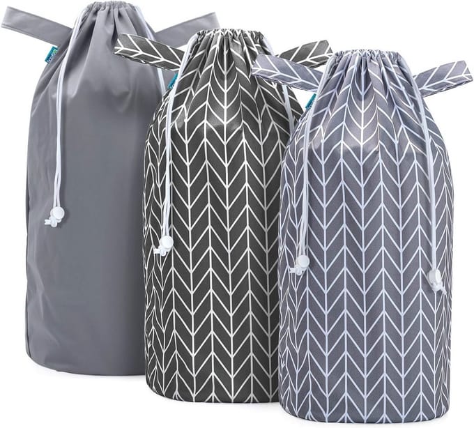 3-Pack Herbruikbare Luierbakzakken - Waterdichte Nappy Bin Bag voor Opslag