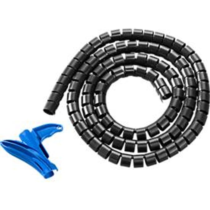 Helawrap kabelbeschermslang, L 2 m x 16 mm, zwart