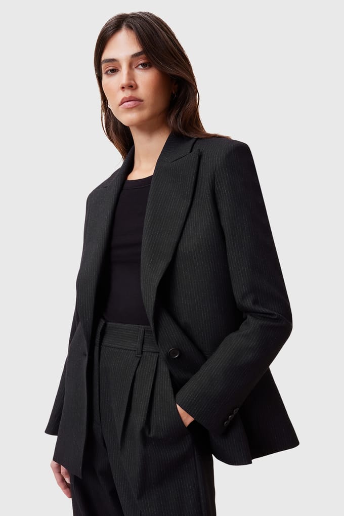 AllSaints Pinnie Blazer Black Taglia: 8 | Blazers Outlet | Donna | Nero