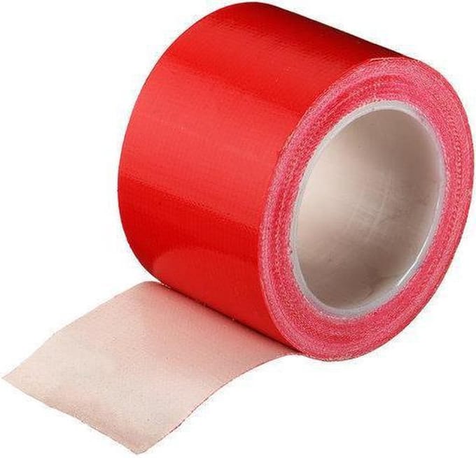 Watervast textband 38mmx4m rood Deltafix