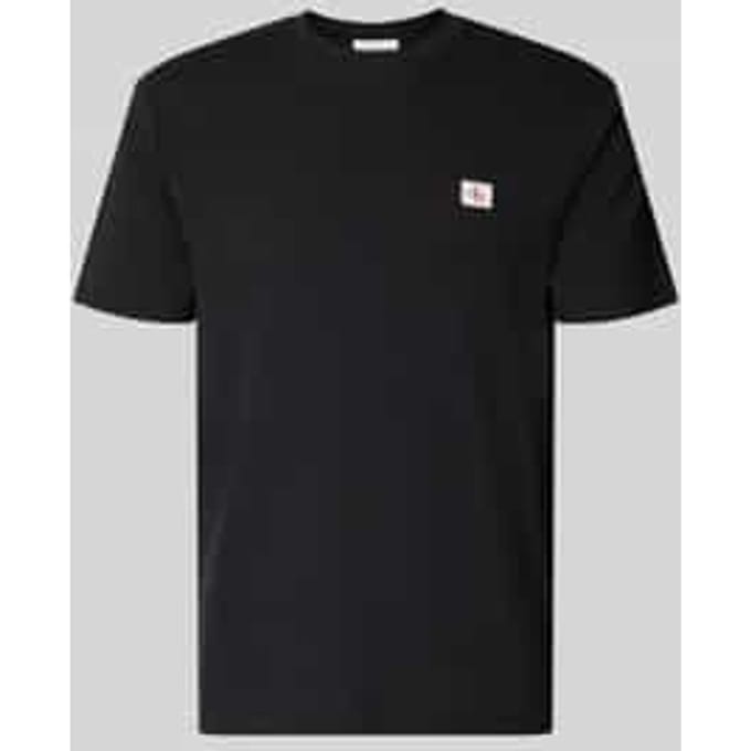 Regular Fit T-shirt met logo-patch