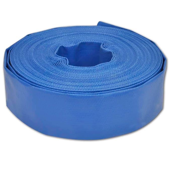vidaXL - Slang - plat - 3'' - 25 - m - PVC