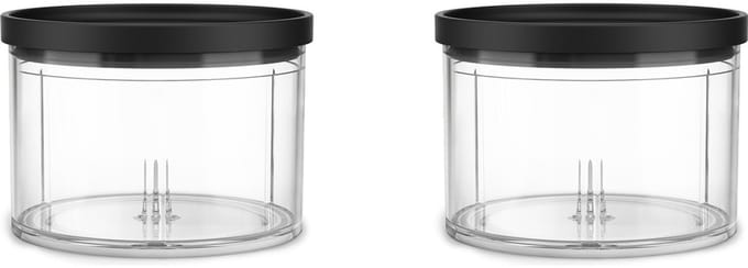 KitchenAid 5KTCRBA35 - Keukenmachine Accessoire - 2 kommen voor KitchenAi Go Hakmolen - 830 ML
