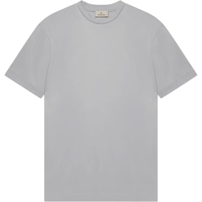 Valenza Interlock Supima T-shirts Grijs 1001