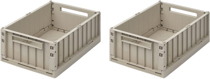 Liewood Weston Opberg Box M - 2 Stuks - Sandy